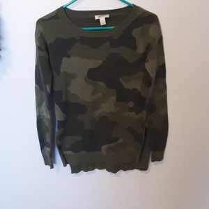 Camo sweater
